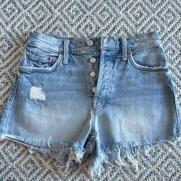 Mother Tomkat Kick Fray shorts in true confessions size 24